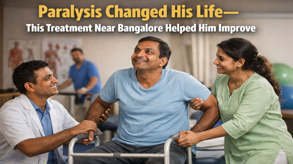 paralysis treatment in Bangalore patient improving movement with guided therapy